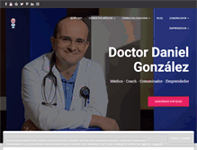 Tablet Screenshot of doctordanielgonzalez.com